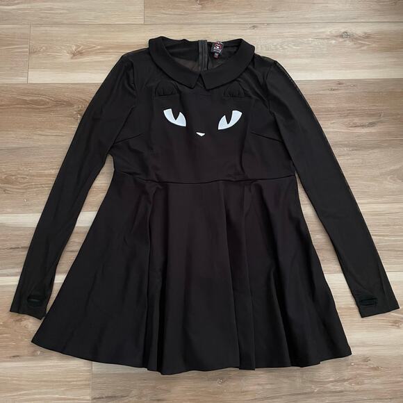 Dolls Kill Dresses & Skirts - Dolls Kill x Emily the Strange She’s A Mystery Mini Plus Dress 2X